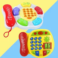 Реалистичная интеллектуальная игрушка, музыкальный телефон, 1-3 лет