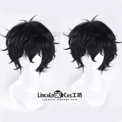 taobao agent LINCOLN /Goddess Different Records 5 Persona5 Lai Qixiao Lord Joker pure black cos wigs