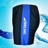 2017 quần bơi nam mới võ sĩ áo tắm chuyên nghiệp cộng với phân bón XL thể thao thời trang áo tắm nóng mùa xuân - Nam bơi đầm quần bơi dài nam