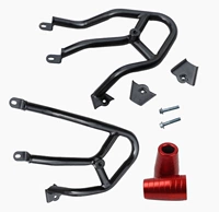 Черный бар+красный конус -алюминиевая палка