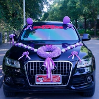 Цветочное кольцо фиолетового цвета