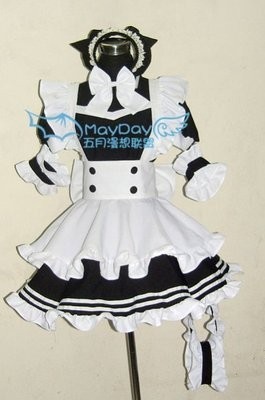 taobao agent [May-day May ● COS clothes customized] Super cute ~ maid dress maid clothes girl shook