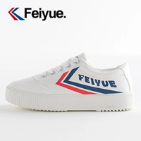 Feiyue Thượng Hải giày chính hãng mùa hè giày nữ giày vải đế dày đế dày tăng giày nhỏ màu trắng giày thể thao - Plimsolls giày sneaker năm 2021