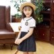Quần áo mẫu giáo cho bé trai và bé gái Quần áo trẻ em Học viện gió Anh đồng phục váy mùa hè trẻ em phiên bản Hàn Quốc của bộ đồ tiểu học - Đồng phục trường học / tùy chỉnh thực hiện