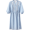 [New giá 149 nhân dân tệ] 2018 mùa hè v cổ áo thêu màu xanh sọc một từ váy khí đèn lồng tay áo đầm