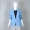 Mùa thu Thời trang mới Retro Joker Màu trơn Ve áo dài tay Áo len ngắn Áo khoác nữ 1106-Blue - Áo khoác ngắn áo khoác nữ form rộng