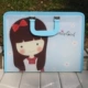 7 Grid Smile Girl Blue