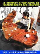 Nhà máy trực tiếp ~ Jinsi Nangen chạm khắc bàn trà nước bể cá bàn trà Bàn cây tự nhiên gốc trà Bàn trà Kung Fu - Các món ăn khao khát gốc
