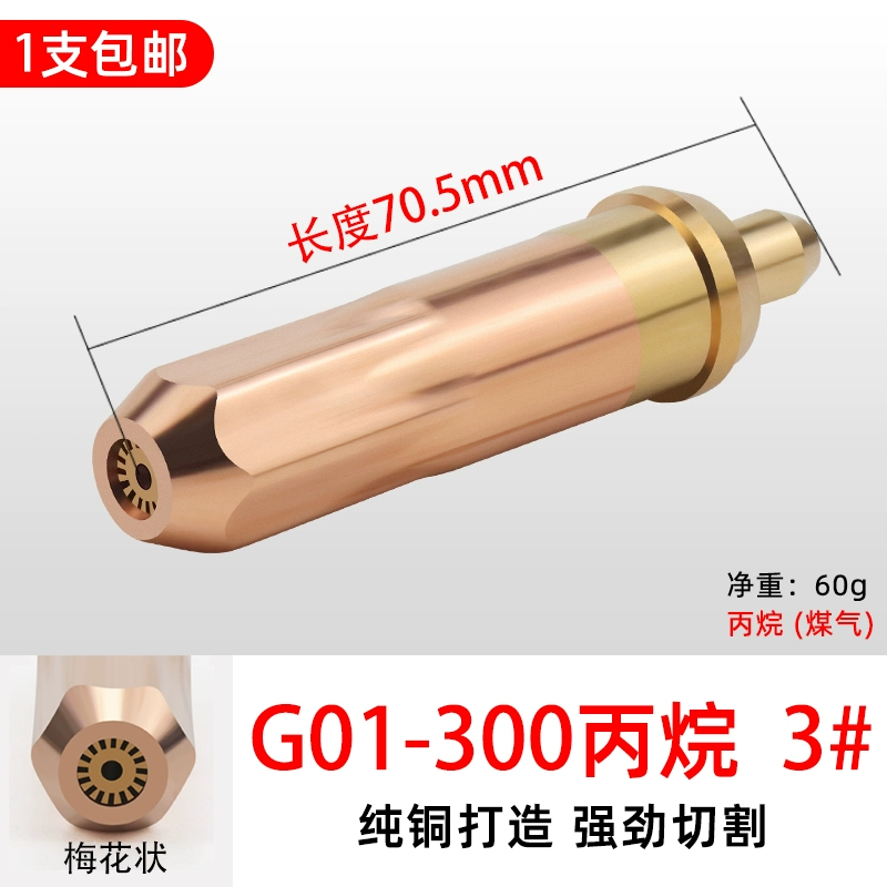 Đầu cắt súng cắt khí hóa lỏng khí axetylen propan tiêu chuẩn quốc gia g01-30-100-300 đầu mỏ cắt hoa mận loại vòng máy hàn mig giá rẻ Phụ kiện máy hàn