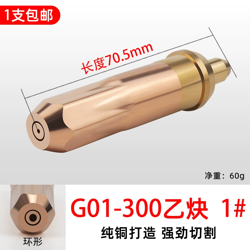 Đầu cắt súng cắt khí hóa lỏng khí axetylen propan tiêu chuẩn quốc gia g01-30-100-300 đầu mỏ cắt hoa mận loại vòng máy hàn mig giá rẻ Phụ kiện máy hàn