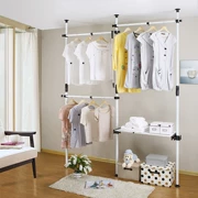 Áo kết hợp tủ thời trang tiện lợi tủ quần áo đơn giản gấp tổng thể khung thép tủ quần áo gia cố tủ quần áo lớn