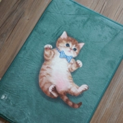 Miao Ji MEWJI gốc dễ thương thảm cửa phòng con mèo Ottoman thảm phòng tắm blue-collar tiền hôn mèo - Thảm