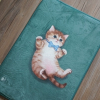 Miao Ji MEWJI gốc dễ thương thảm cửa phòng con mèo Ottoman thảm phòng tắm blue-collar tiền hôn mèo - Thảm thảm lông