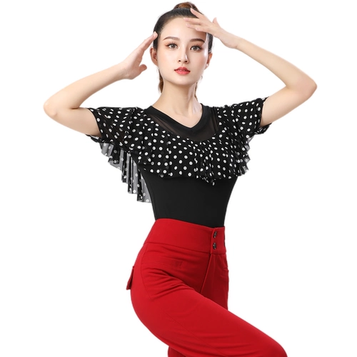 Jitba Summer New Polka Dot Elastic с коротким рукава