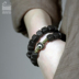 Thiết kế ban đầu handmade ebony bracelet Nhật Bản và Hàn Quốc cá tính vài retro nam giới và phụ nữ jewelry gió quốc gia vòng đeo tay Vòng đeo tay Clasp