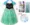 Trẻ em Công chúa băng Công chúa Váy Anna Girl Dress Little Girl Big Baby Baby Halloween Trang phục - Váy