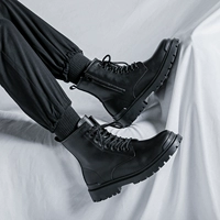 Martens, высокие демисезонные ботинки с молнией в английском стиле для отдыха, в британском стиле