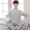Đồ ngủ thanh niên nam cotton dài tay phiên bản Hàn Quốc của mùa xuân và mùa thu nam cotton sinh viên phục vụ nhà phù hợp với đất nam pijama lụa cao cấp