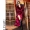 Phụ nữ thu đông 2019 ga châu âu hàng châu âu khí chất thời trang mỏng siêu dài váy nhung - Váy dài