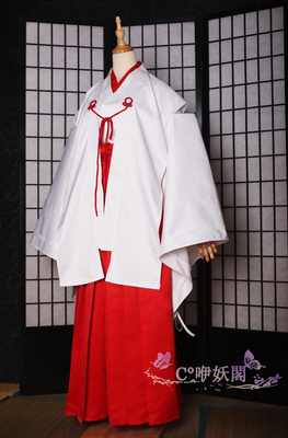 taobao agent 【Daemon】Your name Miyamizu Mitsuba cos Japanese orthodox witch clothing kimono Chihaya