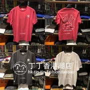 Đinh Đinh Hồng Kông cửa hàng thủy triều MLB NEW ERA nam cá tính trở lại Logo mẫu áo thun ngắn tay 19 xuân 20003 - Áo phông dài
