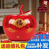 Apple, фарфоровая глина, китайское украшение для гостиной, на удачу