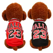 Quần áo chó bốn mùa Teddy thú cưng hơn gấu chó quần áo bóng rổ Chó con Pomeranian lưới áo mùa hè phần mỏng - Quần áo & phụ kiện thú cưng