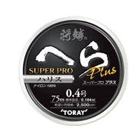 [日本TORAY东丽 超级将鳞鲫鱼超柔软线 SUPER PRO子线子系竞技用]