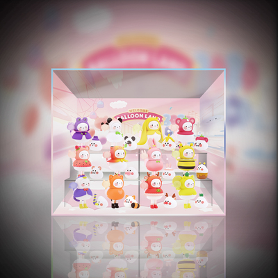 taobao agent [Can't move] Bubble Mart BOBO & COCO Balloon Persons Fruit Series Special Display Box