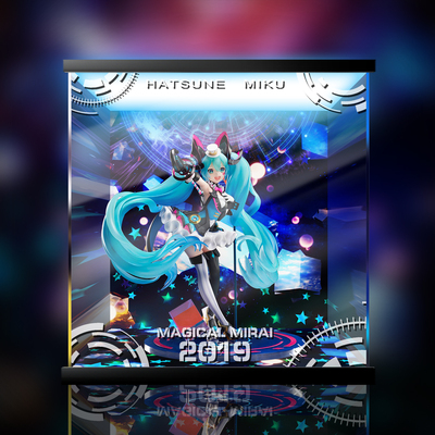 taobao agent [Can't move] F: NEX Hatsune Miku 2019 Magic Special LED display box dust cover