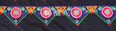 Miaoxiu 民族辅料 云南印象之特色刺绣花边 宽10cm 长5米