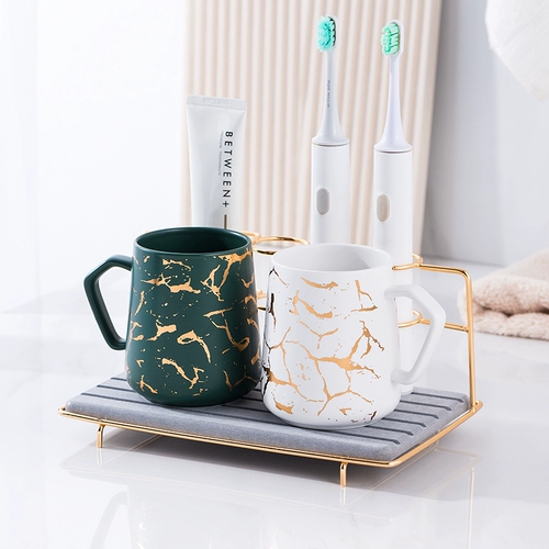 Скандинавский ополаскиватель для рта для влюбленных, глина, чашка, комплект, легкий роскошный стиль, простой и элегантный дизайн