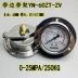Đồng hồ đo áp suất cạnh trục YN-60ZT chống sốc G1/4 ren chống sốc áp suất dầu thủy lực áp suất nước áp suất không khí thép không gỉ 
