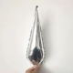 Серебряные шарики-капли маленького размера 1 упаковка (50 шт.)