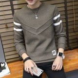 Демисезонный утепленный лонгслив, трендовая универсальная толстовка для отдыха, оверсайз