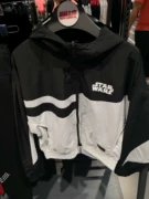 Áo gió Li Ning nữ 2019 mùa thu mới Disney Star Wars chung áo khoác lửng chống gió áo khoác AFDP126 - Áo gió thể thao