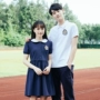 Giáo viên đồng phục váy phù hợp với mùa hè trường trung học đại học gió Yinglun mẫu giáo trường trung học cơ sở phục vụ lớp mẫu giáo nữ đồng phục vườn giáo viên - Đồng phục trường học / tùy chỉnh thực hiện áo đồng phục bóng chày