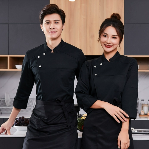 Catering Chef Work Olde мужская водонепроницаемая масляная одежда с длинными рукавами