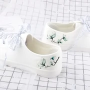 Giày trắng nhỏ nữ hoang dã 2018 mới giày vải nữ sinh viên Hàn Quốc phiên bản mùa hè của ulzzang