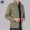 Áo khoác nam trung niên áo khoác cotton nam mùa xuân và mùa thu mới áo khoác khóa kéo bố giản dị