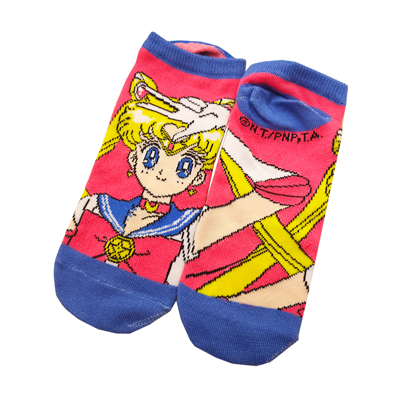 24Sailor Moon Water ice moon Socks Girlish heart quadratic element Animation surrounding lovely Socks Cotton socks