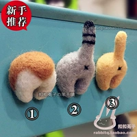Небольшая сумка, набор материалов, шерстяной войлок, DIY, кот