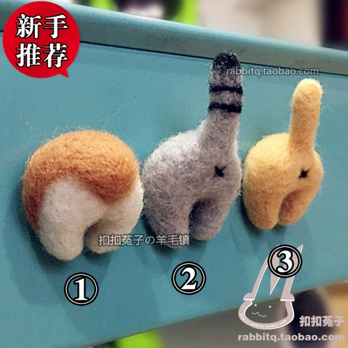 Небольшая сумка, набор материалов, шерстяной войлок, DIY, кот