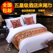 Khách sạn khách sạn bộ đồ giường khách sạn khách sạn giường khăn giường cờ giường cuối pad giường bảng cờ gói có thể được tùy chỉnh