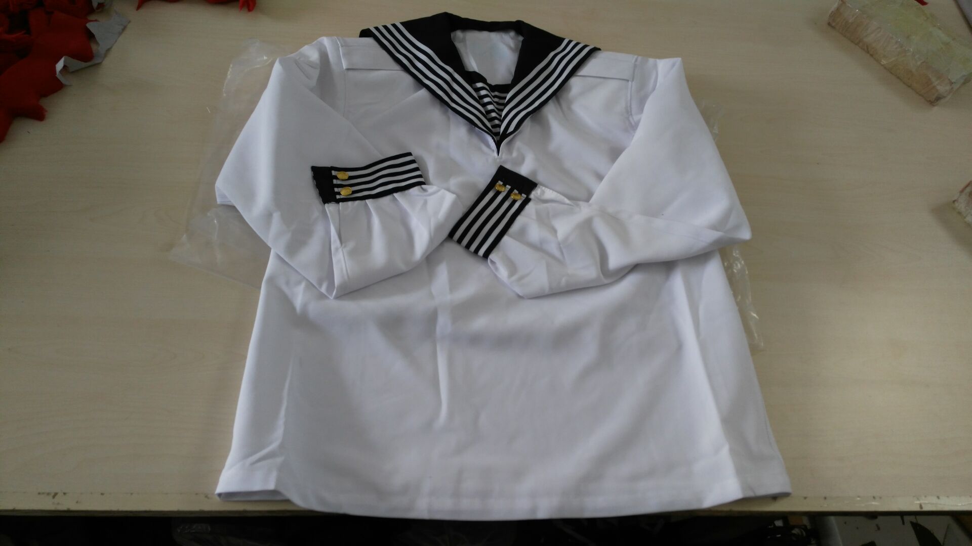 新款男女軍裝白海軍制服陸海空儀仗隊服裝水兵服裝水手服演出服裝