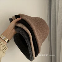 Зимняя шерстяная шапка, японский кашемир, увеличенная толщина