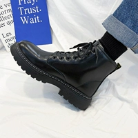 Tide, Martens, демисезонная утепленная удерживающая тепло высокая обувь в английском стиле, универсальные ботинки, в британском стиле