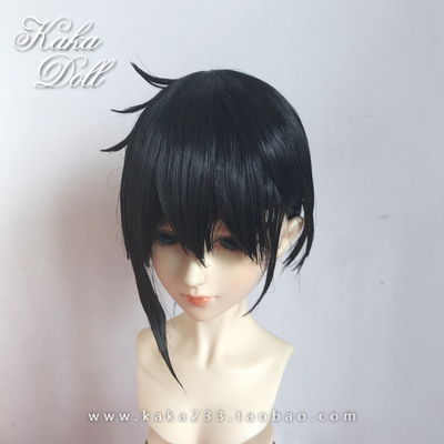 taobao agent Tea Kaka hand | Black Canton COS COS Wig Boys Body Black BJD/DD Doll 346 points