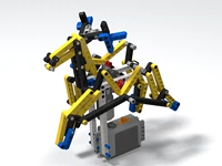 LEGO Версия рождественского оленя электронный рисунок PDF версия