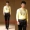 Dahongbao xanh vàng đen trắng sequin áo sơ mi quần áo trang phục sân khấu điệp khúc trang phục biểu diễn múa nam quần áo áo sơ mi cổ trụ nam